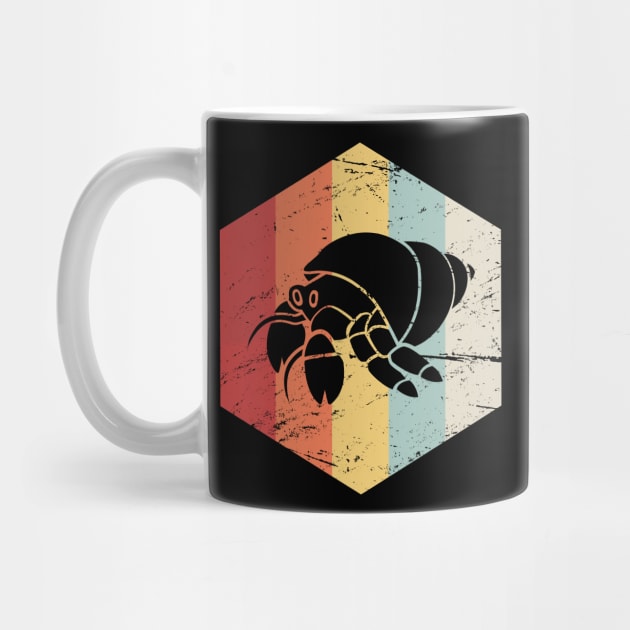 Retro Vintage Hermit Crab Icon by MeatMan